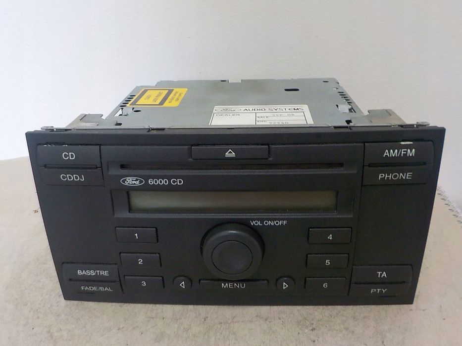 FORD FUSION FIESTA MK6 LIFT RADIO FABRYCZNE KOD