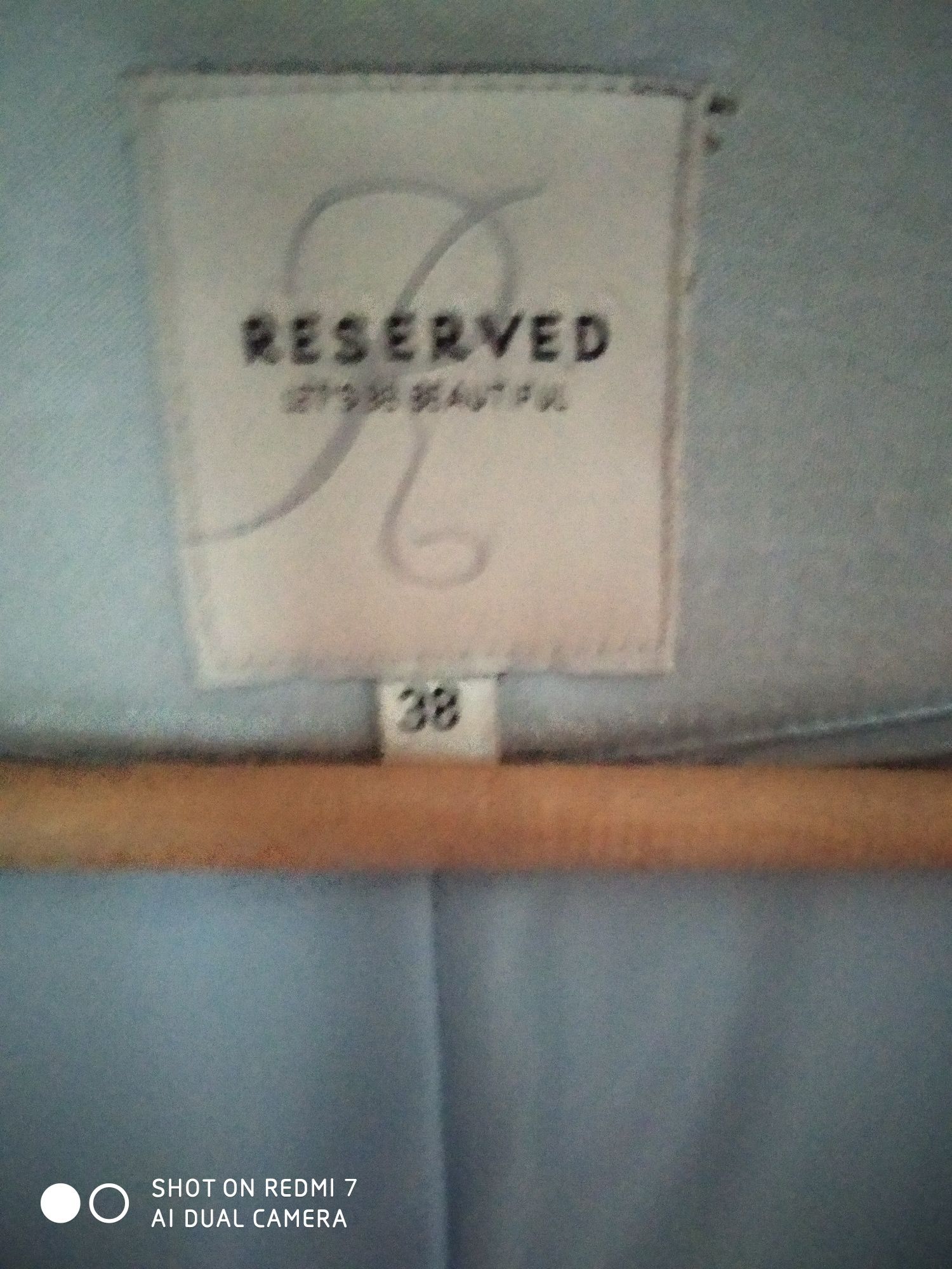 Blezer  żakiet błękitny Reserved r. 38