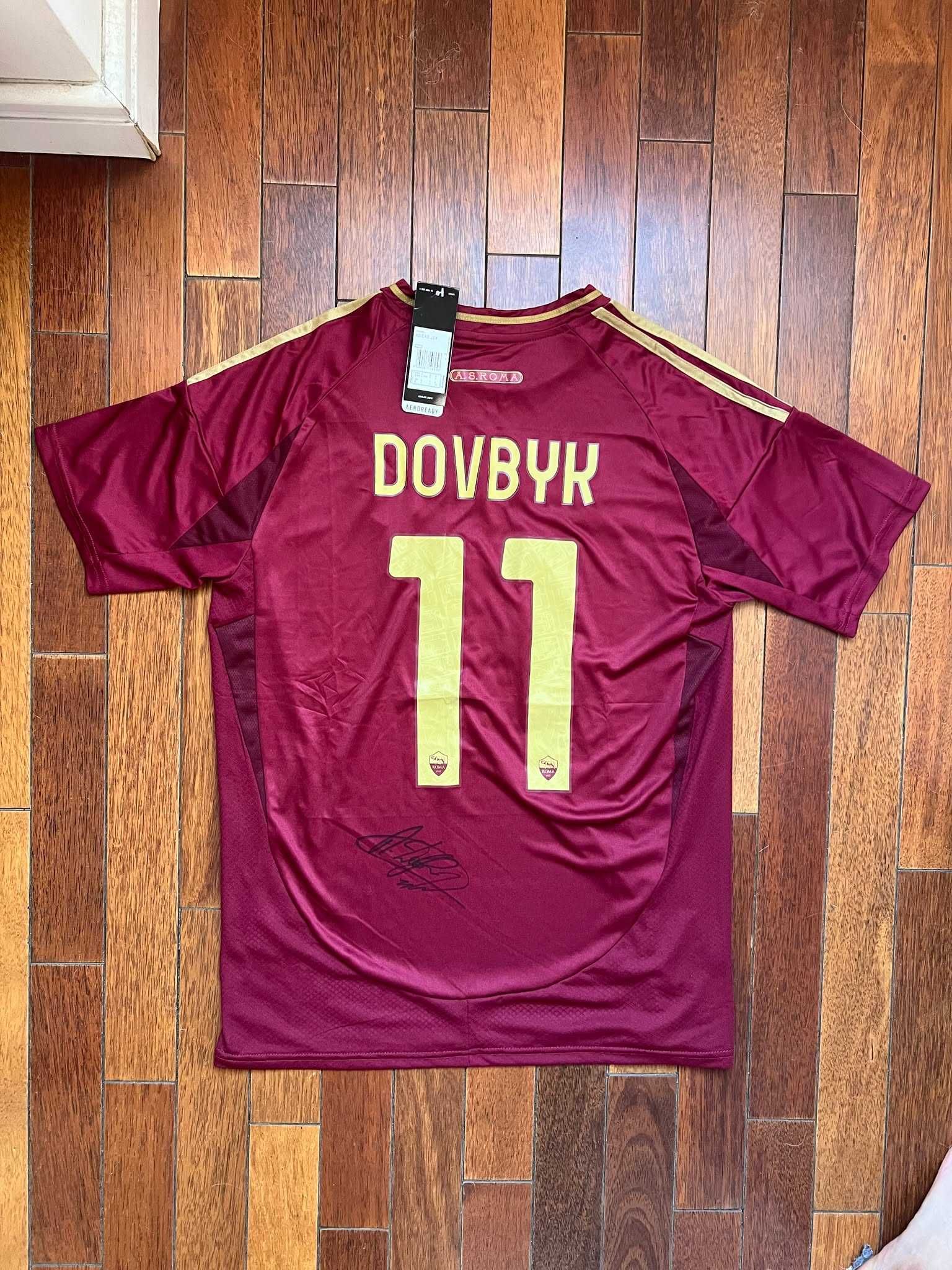 Artem Dovbyk AS Roma koszulka z autografem + certyfikat autentyczności