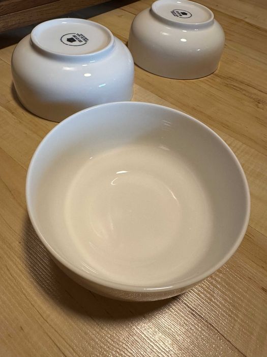 Zestaw 4 porcelanowych misek MALACASA klasyka funkcjonalność 500ml