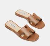 Жіночі шльопки тапки Steve Madden Hadyn Cognac ОРИГІНАЛ
