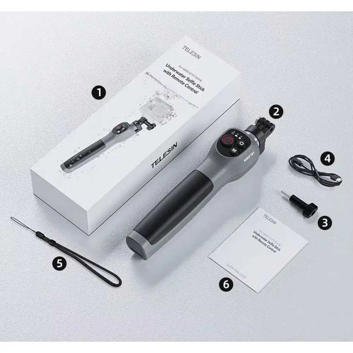 Монопод-аквапод GoPro для зйомки під водою Telesin GP-WBT-001