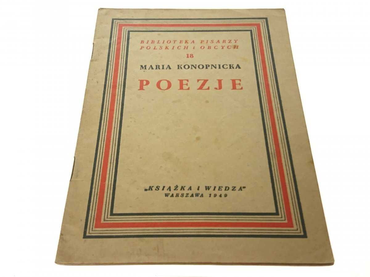 Poezje - Maria Konopnicka