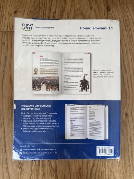 Ponad słowami - podręcznik do języka polskiego klasa 1 część 1