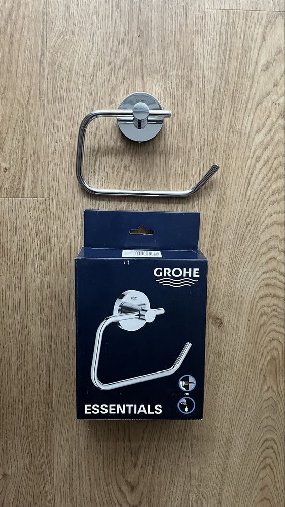 Nowy uchwyt na papier GROHE Essentials