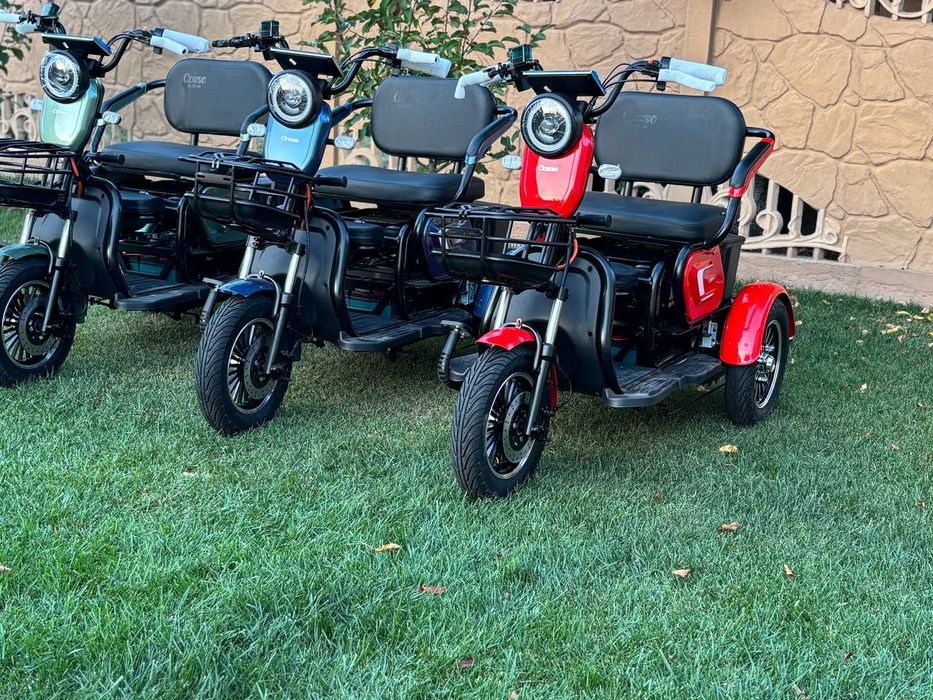 Трицикол CORCO《LOGAN 》Двигун 1000-1200W Батарея 72V-23Ah Доставка.