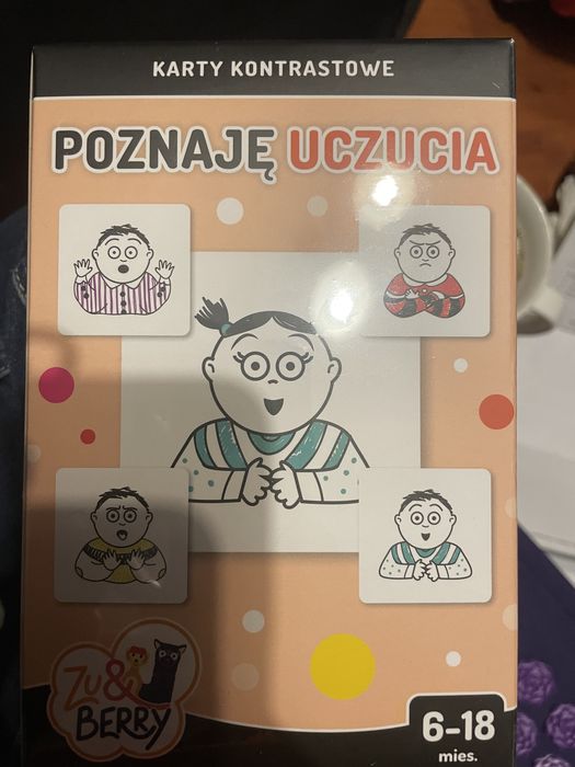 Karty kontrastowe poznaje uczucia