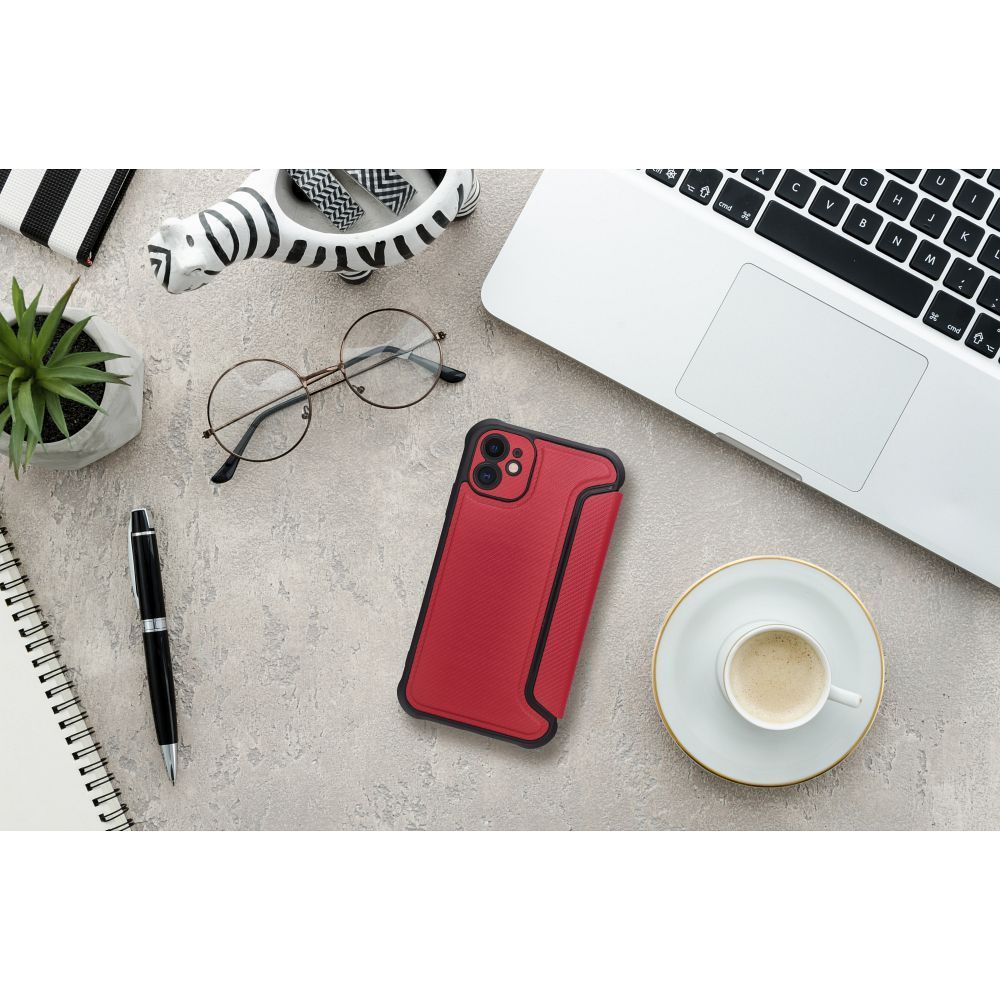 Etui Kabura Razor Book Do Iphone 7 / 8 / Se 2020 / Se 2022 Czerwony