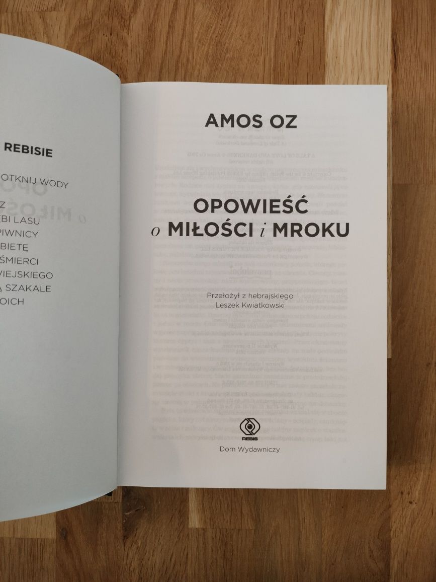 Amos Oz "Opowieść o miłości i mroku"