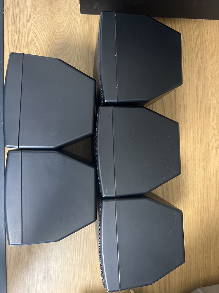 #1037 zestaw 5.1 heco subwoofer pasywny satelity głośniki kino domowe