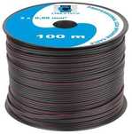 Kabel przewód głośnikowy czarny CCA 2x0,50mm² 100m