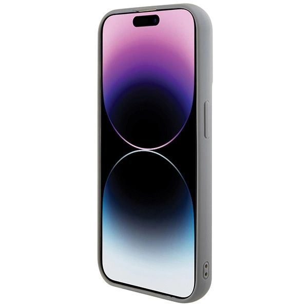 Etui Guess Sequin Script Metal Na Iphone 15 Pro - Srebrne