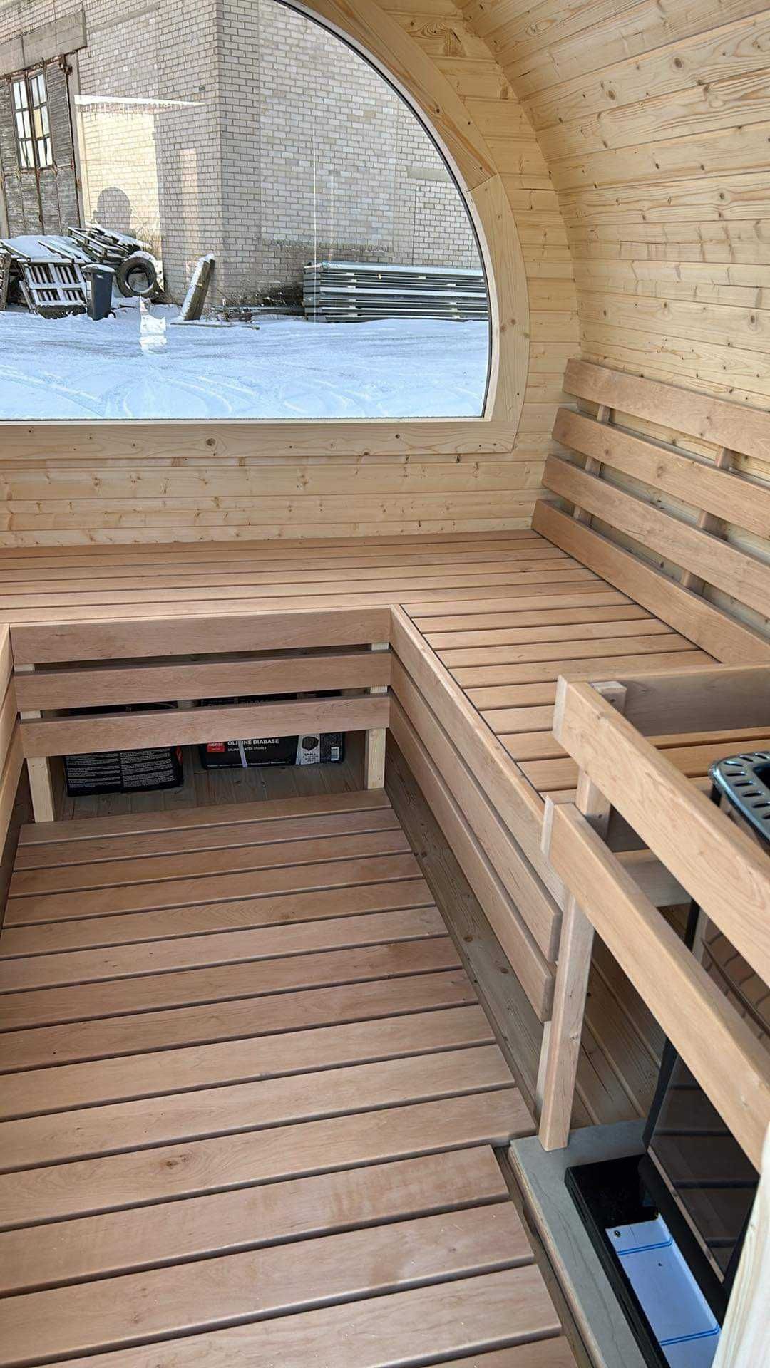 Sauna Ogrodowa "Vanta" Kemping Iglo Sauny Beczki Balia Bania Ruska