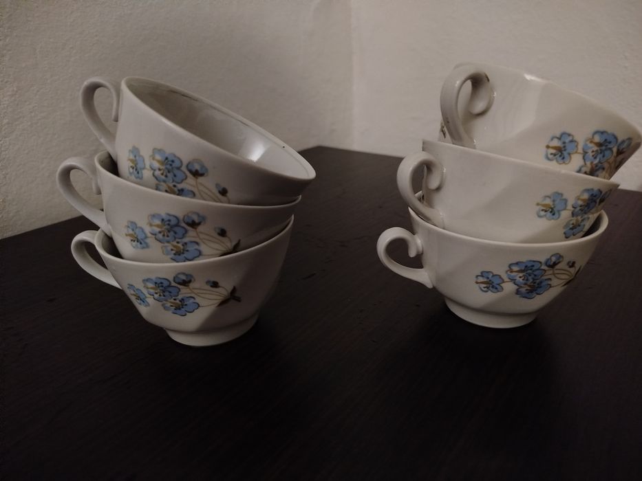 Чайный сервиз Рижский фарфоровый завод. СССР.