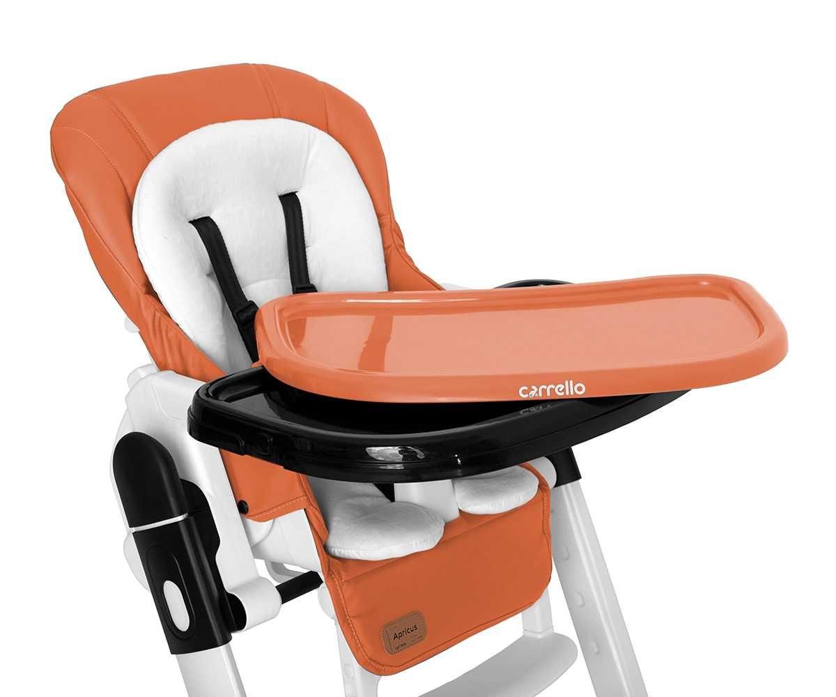 Carrello Baby APRICUS Pale Terracota krzesełko do karmienia dziecka