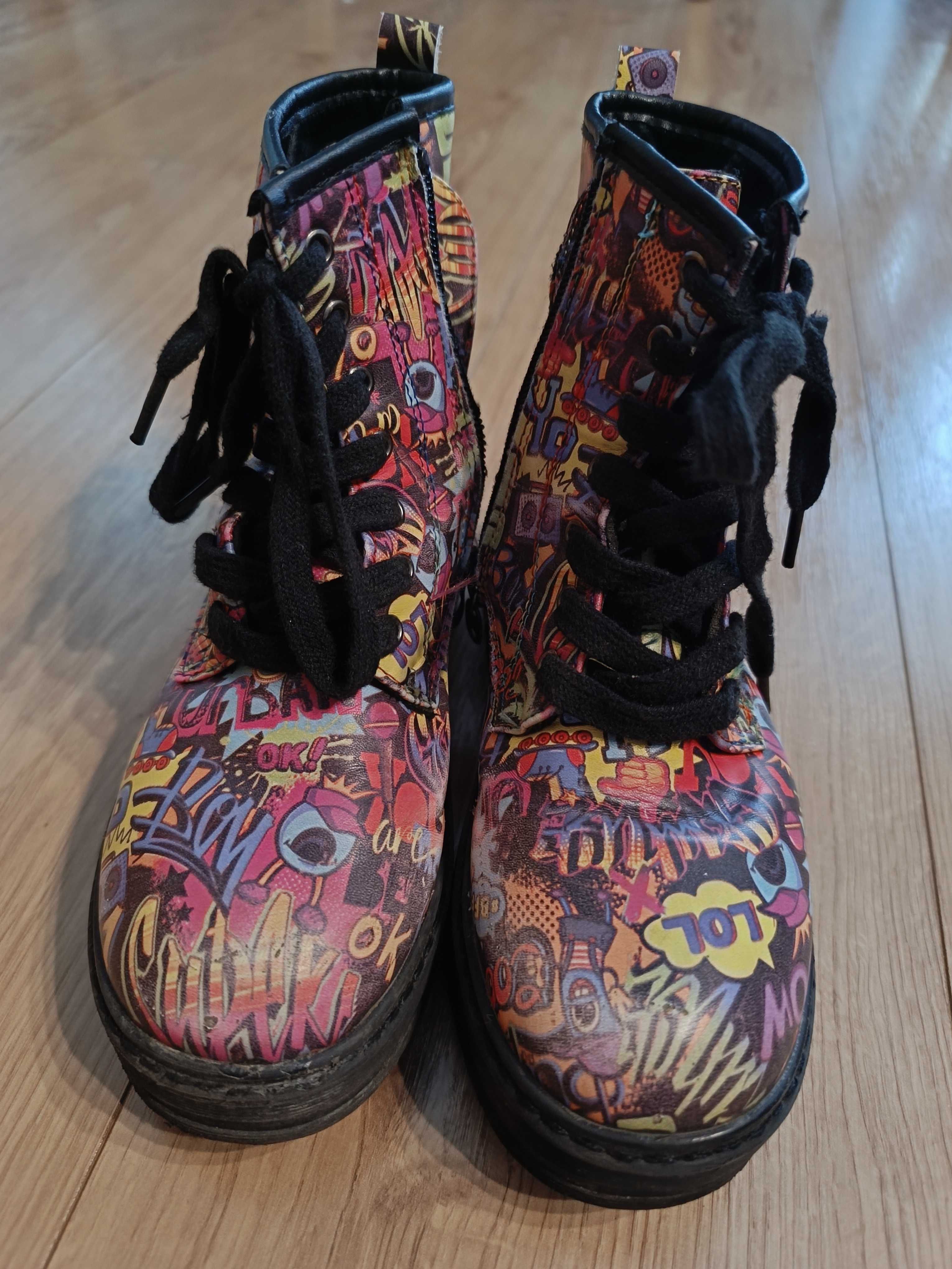 Glany, buty przejściowe dla dziewczynki