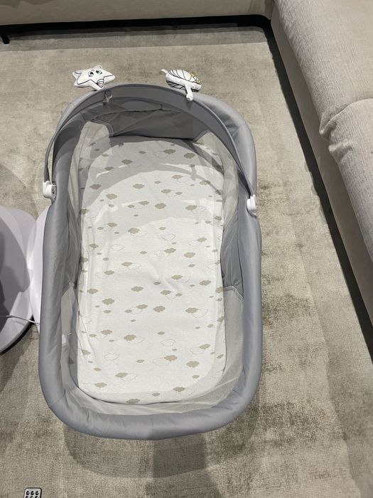 Lionelo Bella 2w1 elektryczny leżaczek bujaczek + gondola