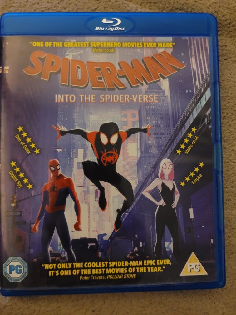 Spiderman Uniwersum blu ray