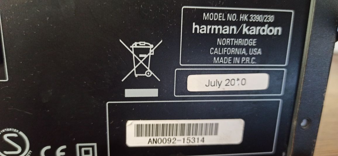 Amplituner Harman Kardon hk3390 2x80w 8ohm