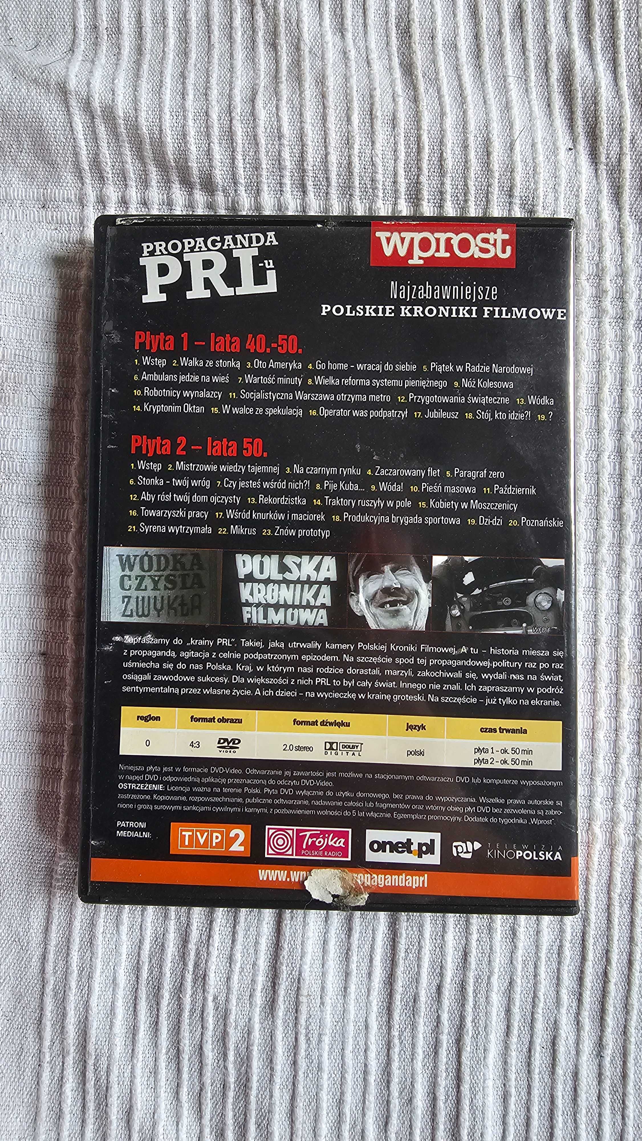 DVD Propagadna PRL-u Najzabawniejsze kroniki filmowe Lata 40-50