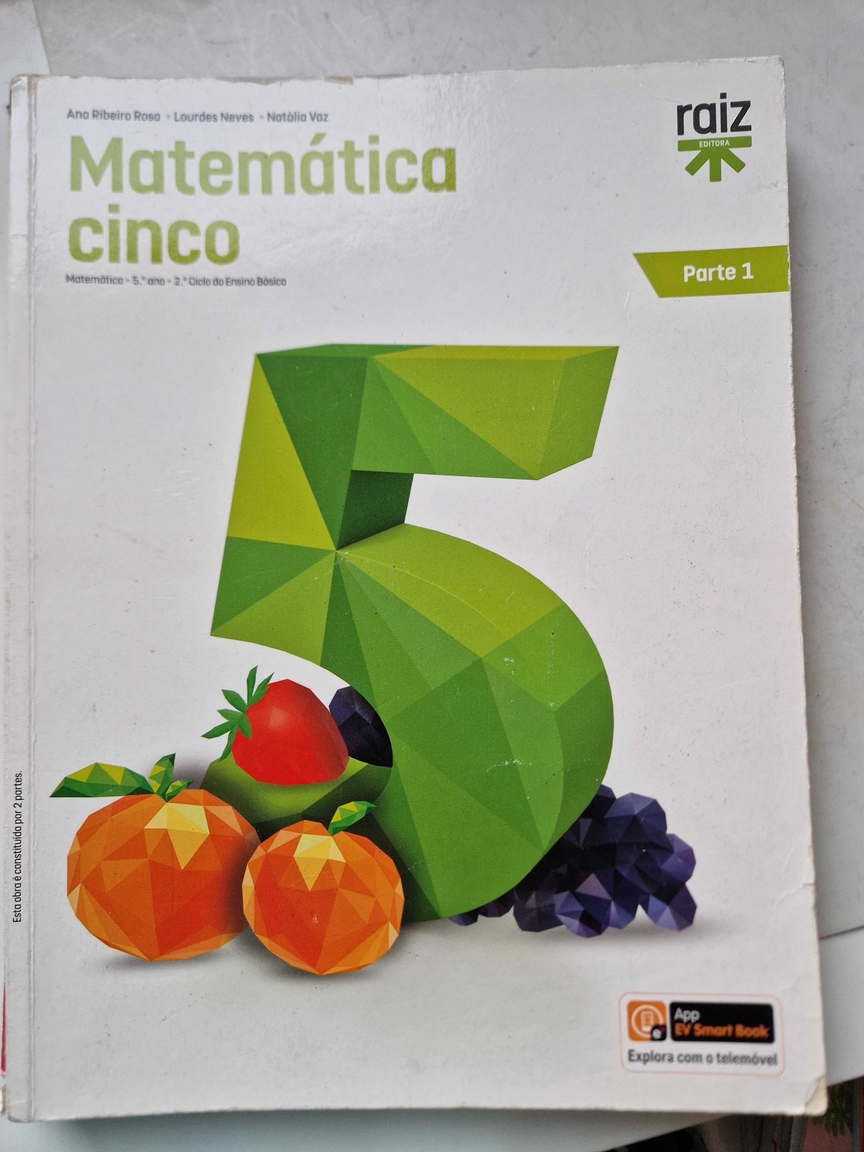 Matemática 5 (Manual Vol 1 e 2 e caderno de atividades)