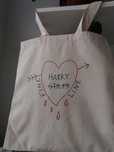 Harry Styles arrow heart tote bag lot hslot love on tour handmade
