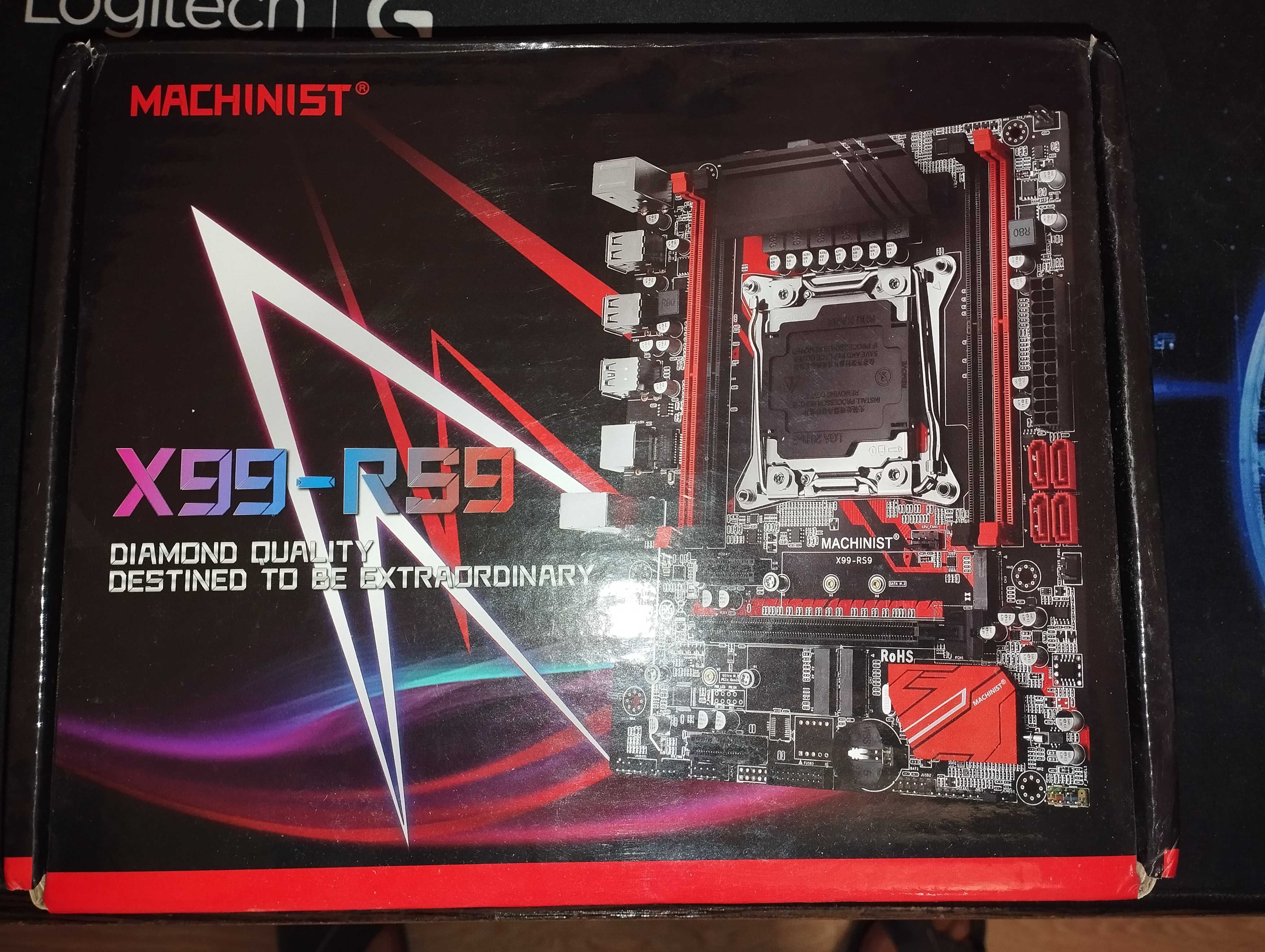 Материнка Mashinist RS9A + Xeon E5 2643v3 + DDR4 32Gb
