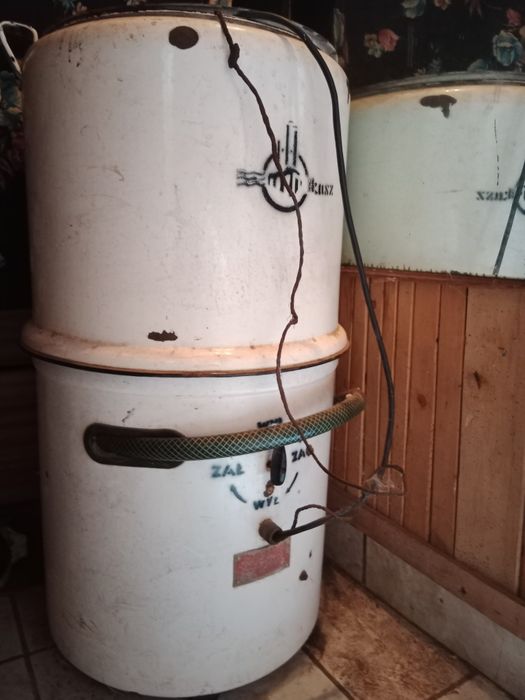 Pralka stara emaliowana