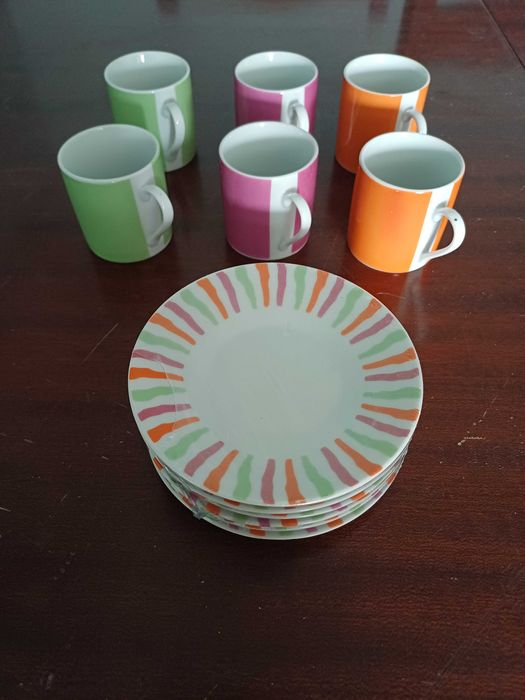Conjunto de 6 Chávenas de Café