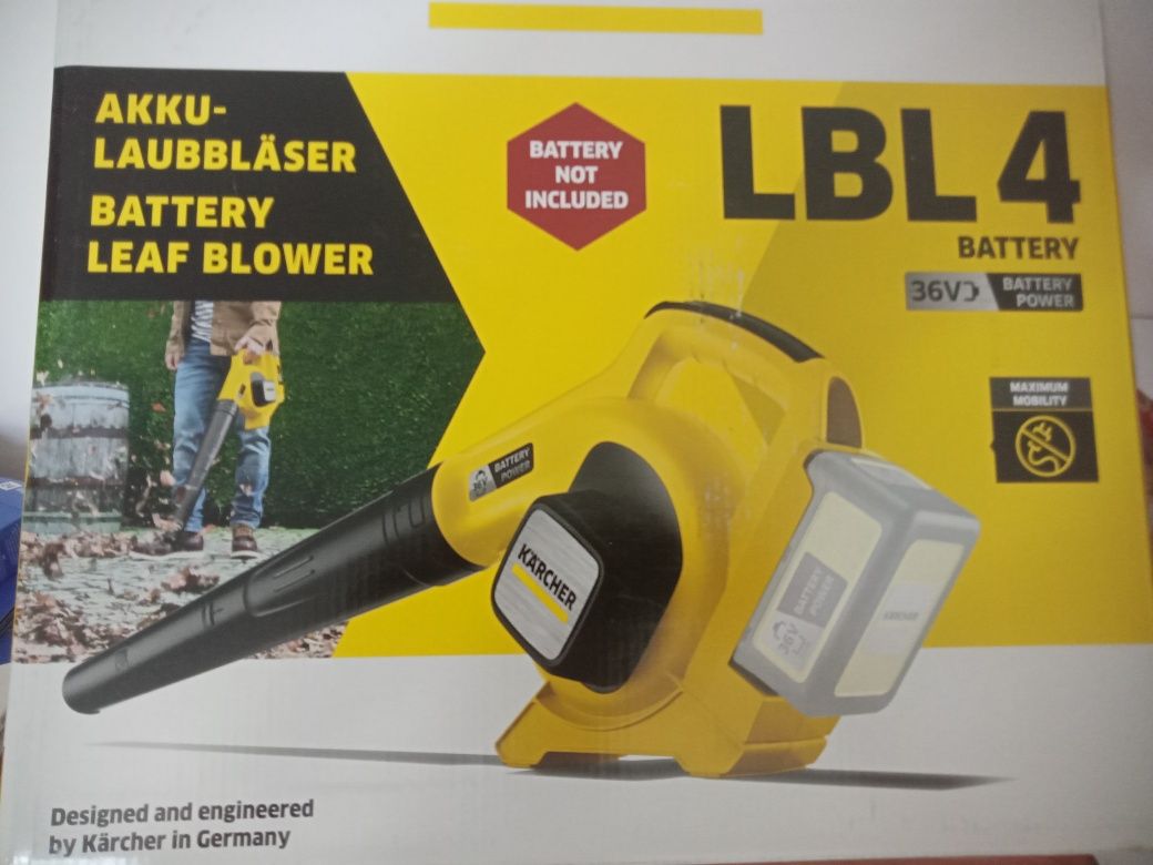 Dmuchawa do Liści Karcher LBL4 akumulatorowa 36v nowa wysylka