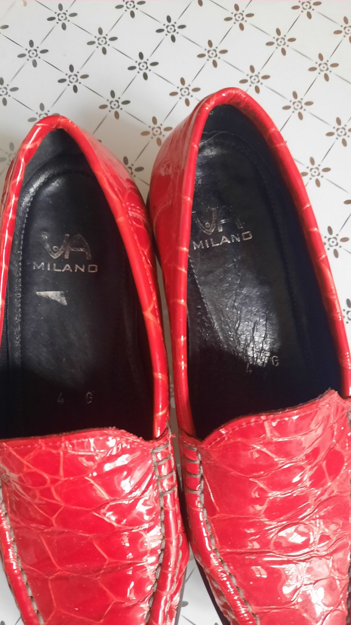 VA Milano*buty/mokayny skóra lakier*37