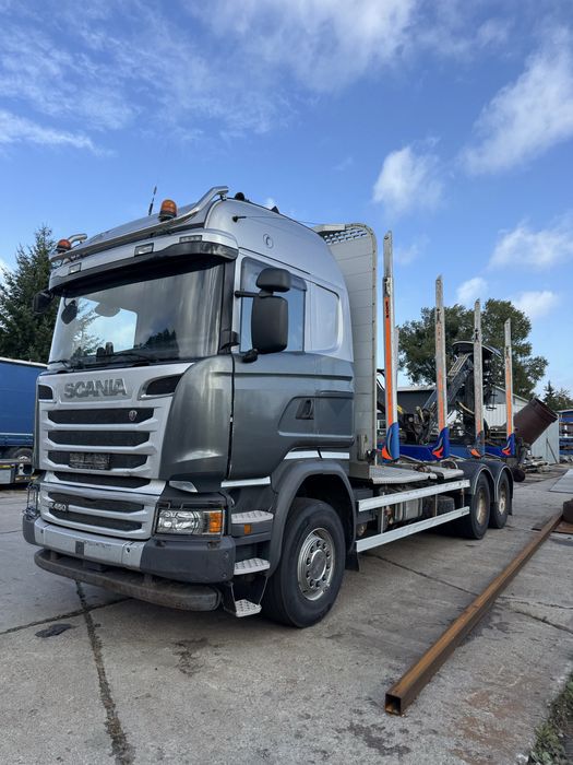 Scania do przewozu drewna 6x4