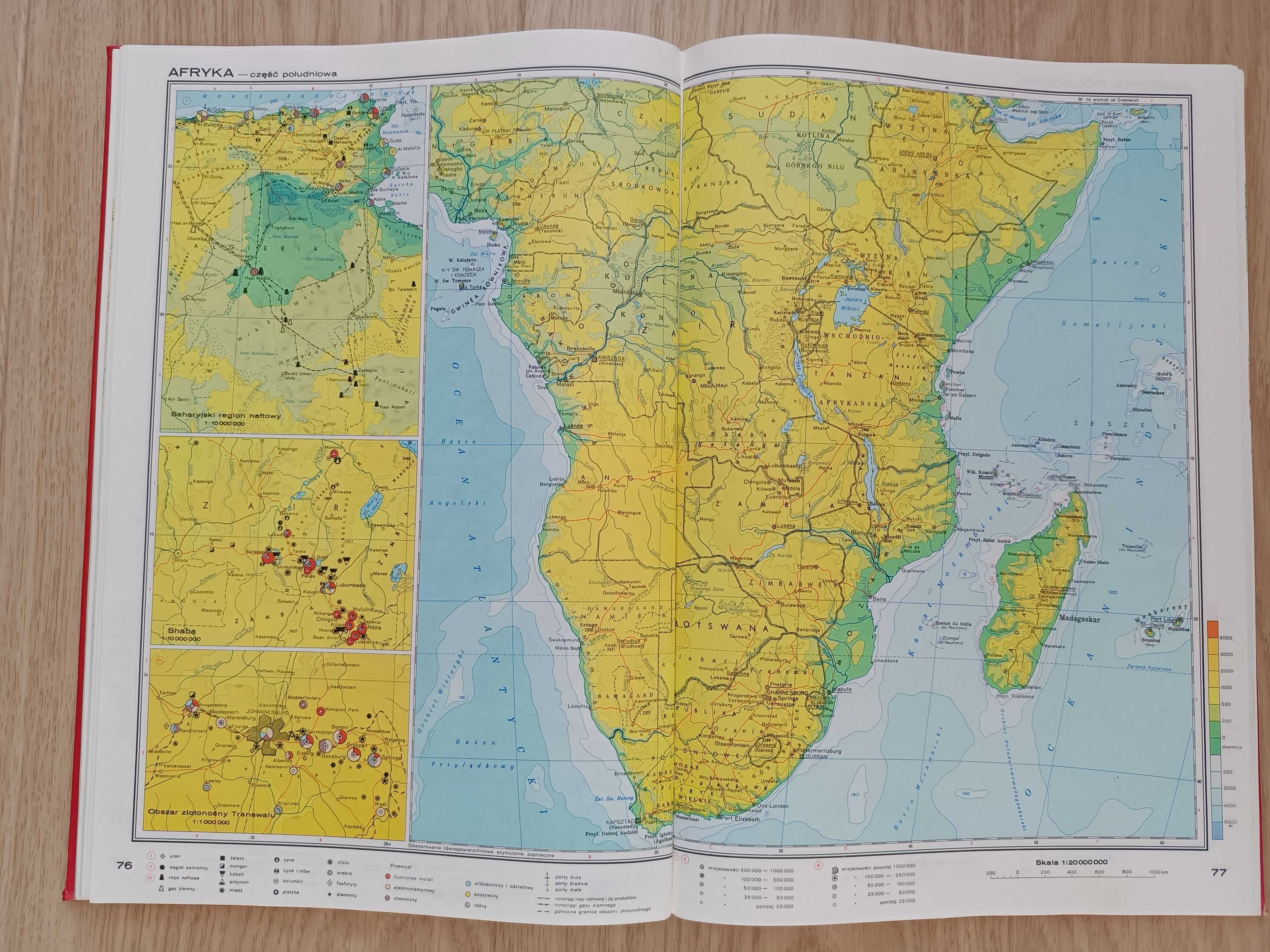 Atlas geograficzny dla szkół średnich (Podział polityczny-luty 1992)