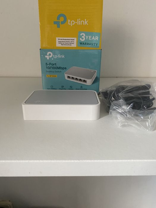 Switch 5 portas TP-Link 10/100