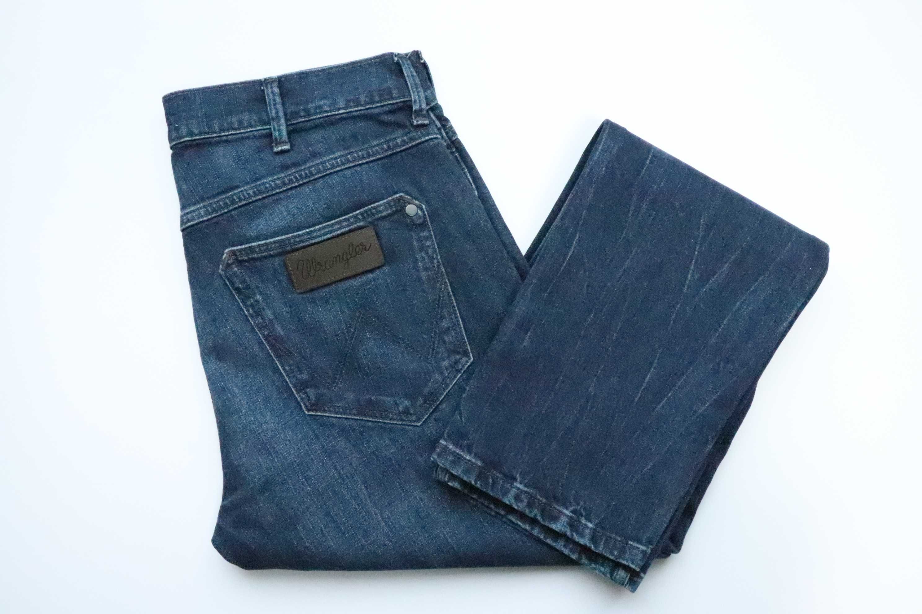 WRANGLER GREENSBORO W30 L32 męskie spodnie jeansy regular jak nowe