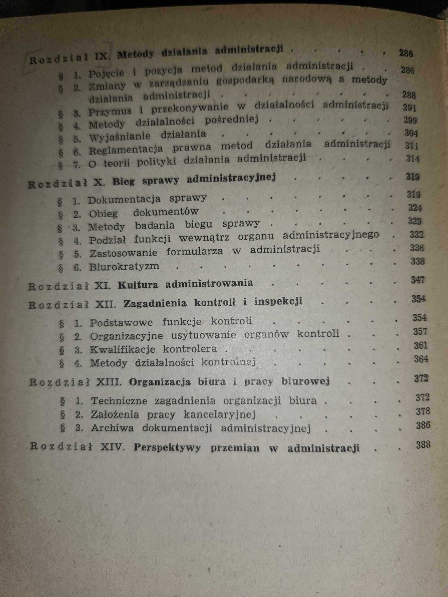 Zarys nauki administracji Jerzy Starościak 1971