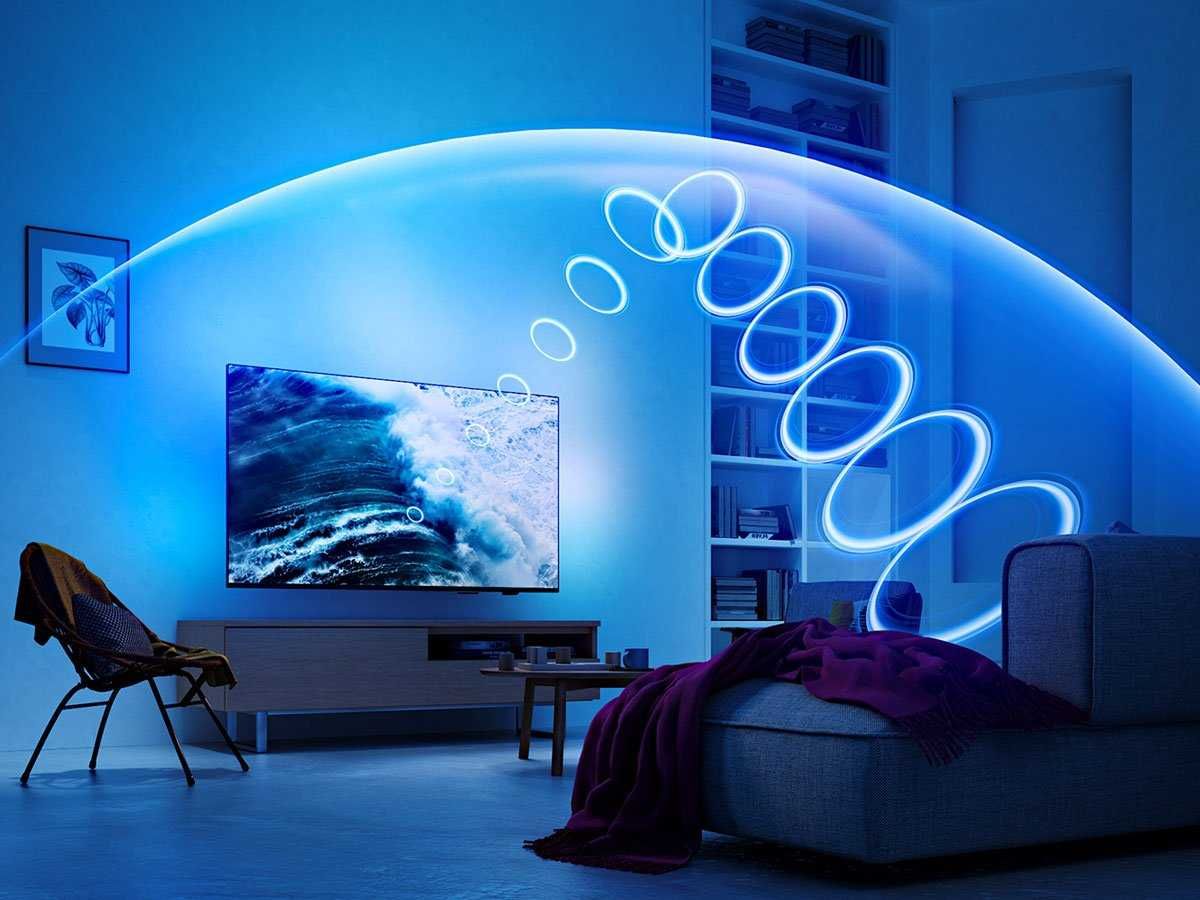 Nowy Philips 65 cali 3xambilight 4K Smart WIFI DVB-T2 65PUS8009 gw12m