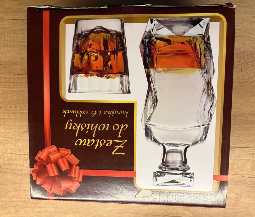Zestaw do whisky - karafka i  szklanki (6 szt.)