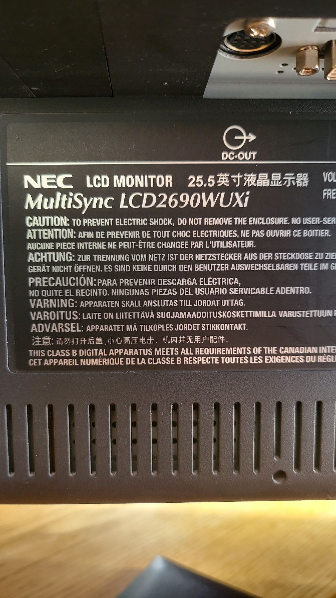 NEC Spectraview 2690 (26") dla grafika LCD2690WUXi Mało używany-1300h