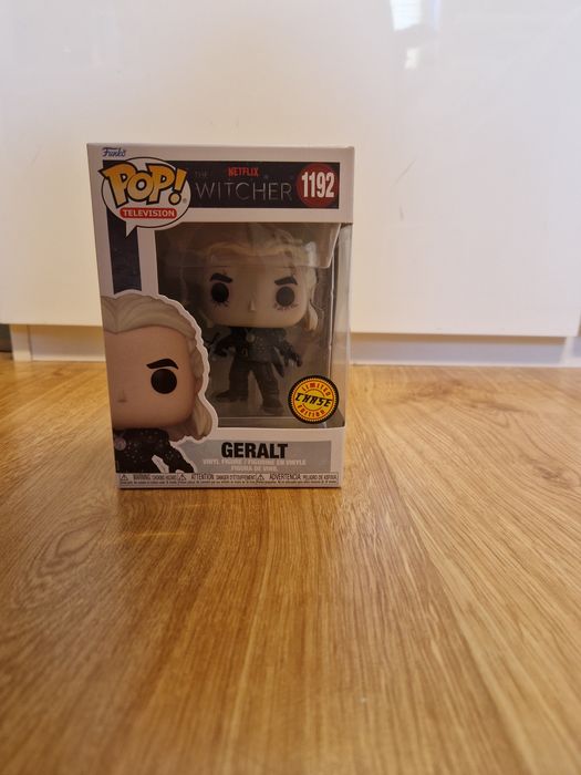 Figurka funko pop wiedźmin/witcher geralt #1192 chase