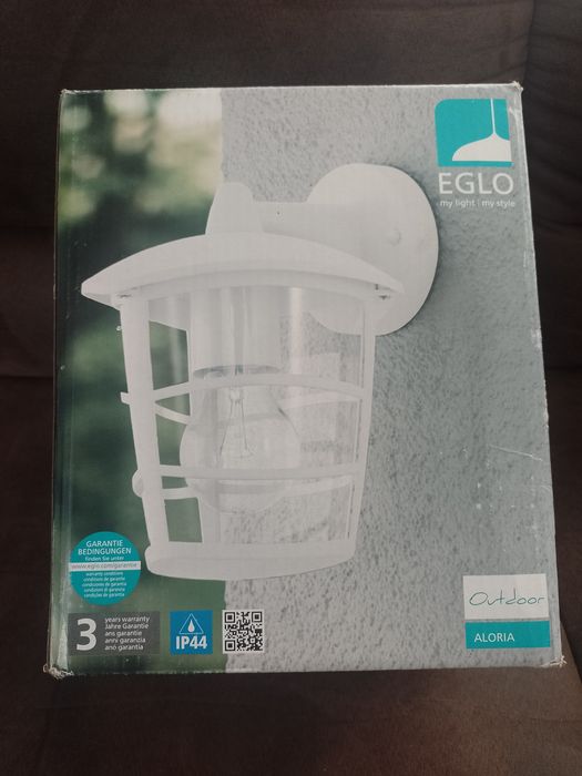 Zewnętrzny kinkiet ścienny Eglo Aloria