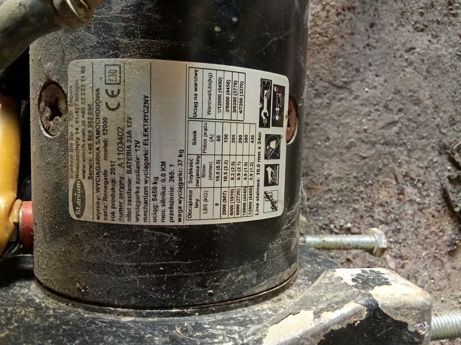 Автомобільна лебітка Tutaniym