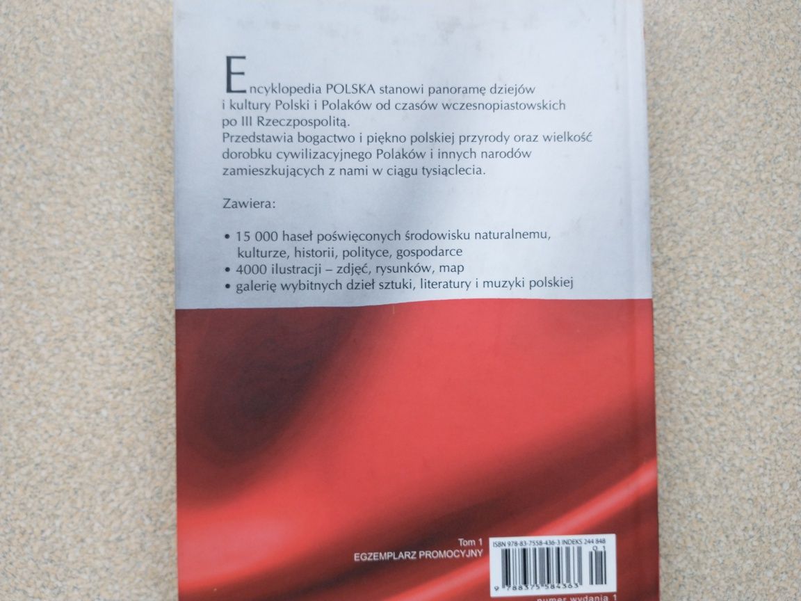 Encyklopedia Polska I tom PWN ilustrowana