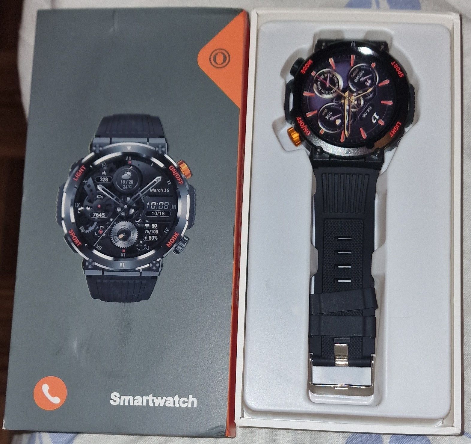Smartwatch com lanterna