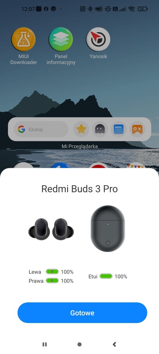 Redmi Buds 3 PRO powerbank nowy