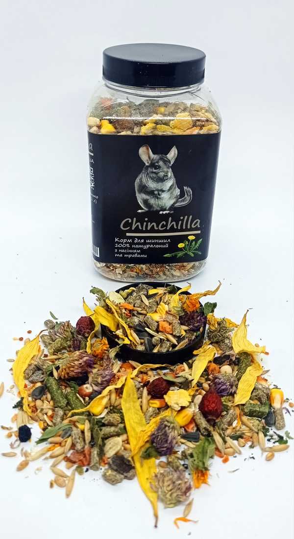 Корм для шиншил "Chinchilla" тм Буся - 1л/500г