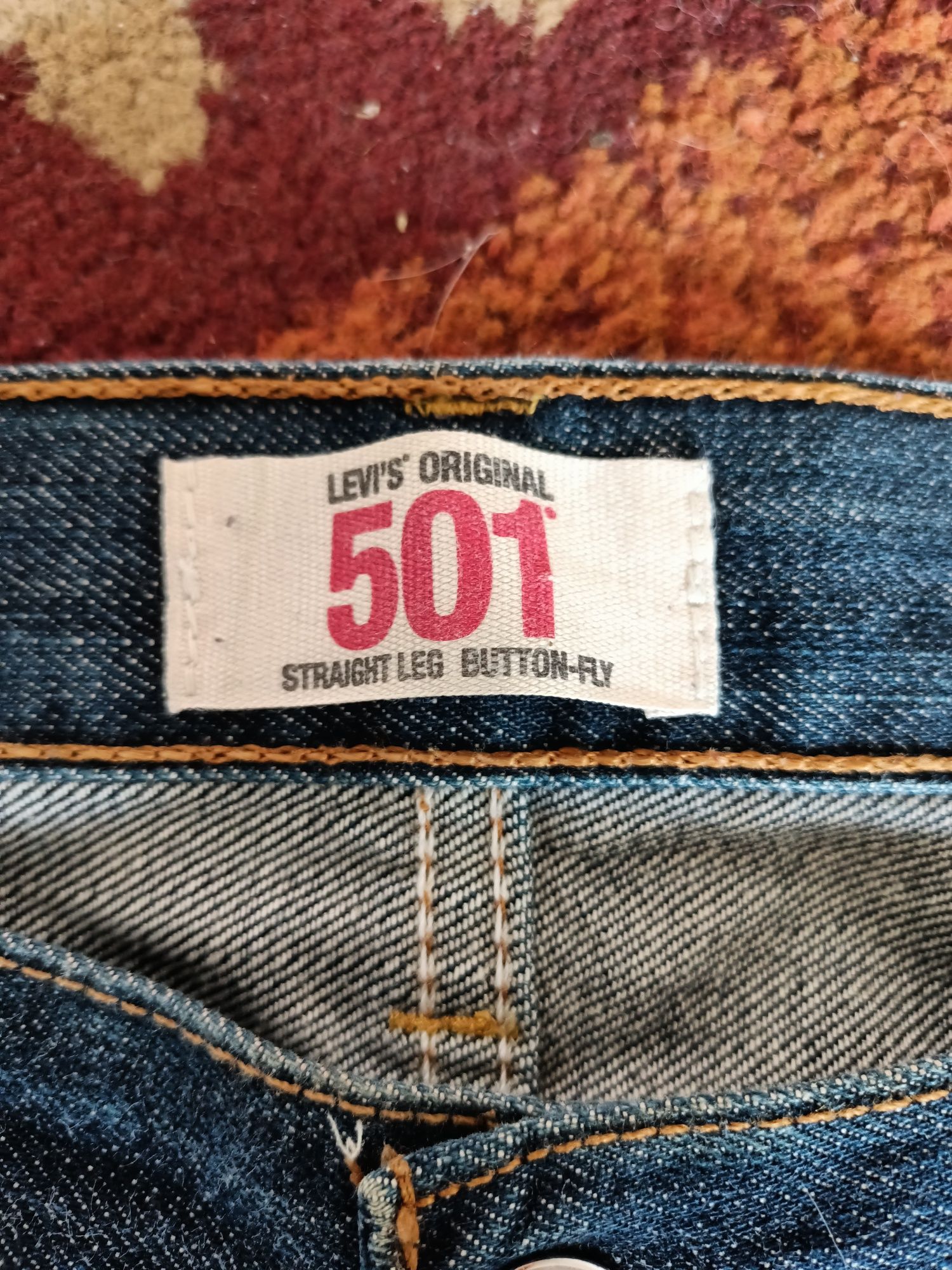Jeansy Levi's 501 straight classic szerokie