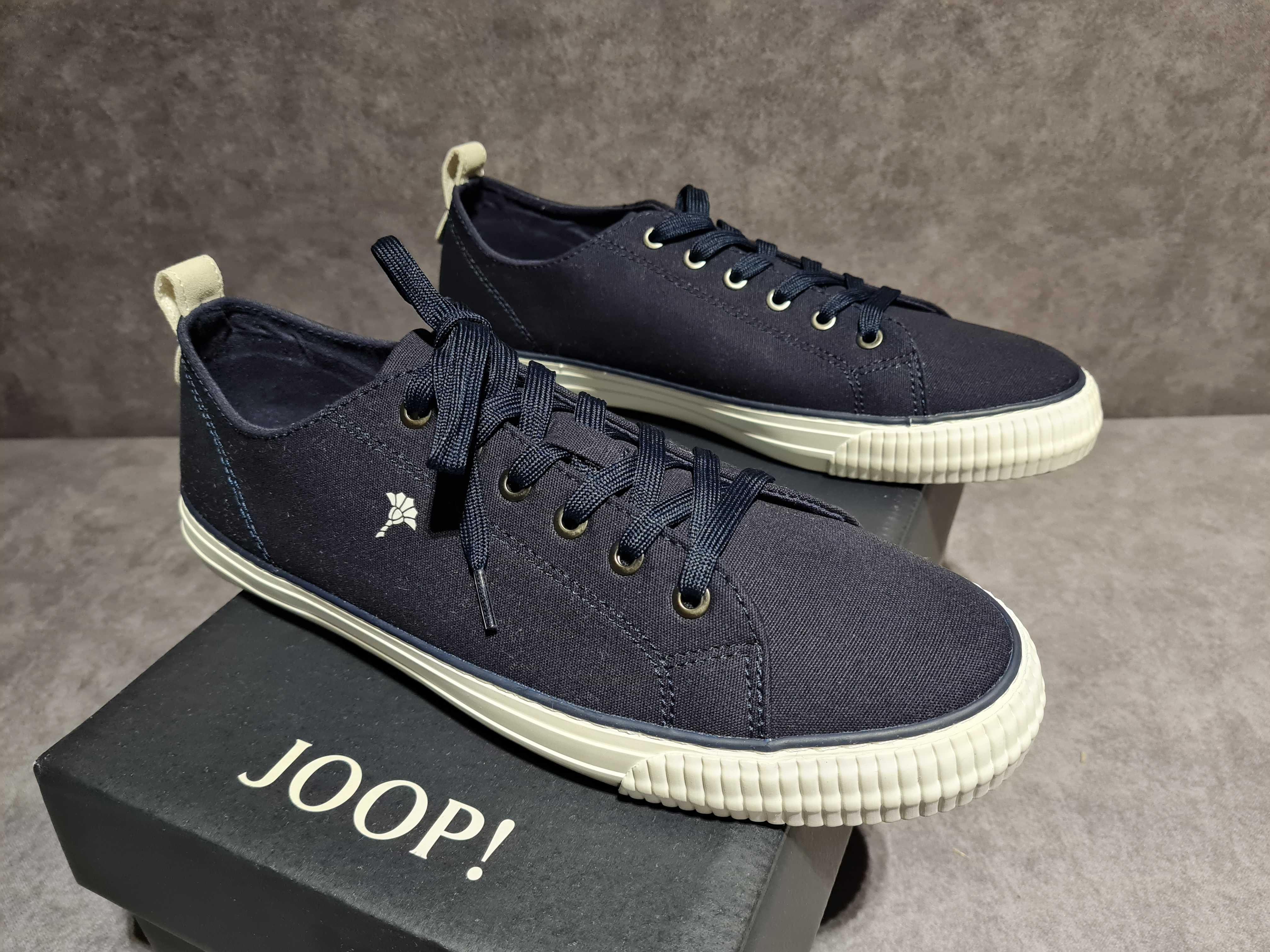 Nowe Buty Joop EXCLUSIVE VASCAN SHAUN - rozmiar 42 - granatowe