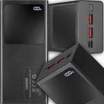 Nowy PowerBank 30,000 MAH , 3 porty USB, LCD Solidna obudowa
