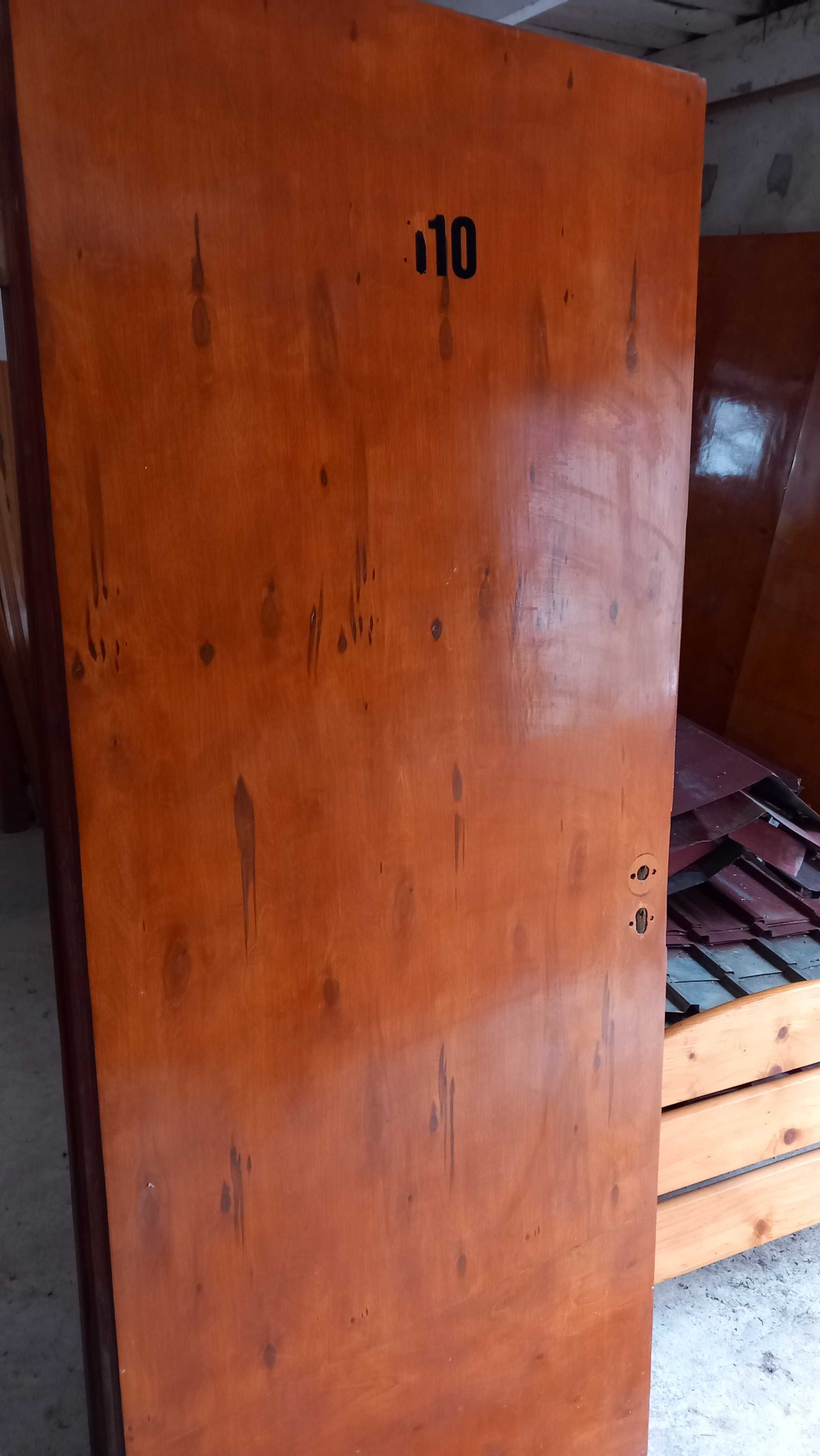 Drzwi drewniane-ciężkie masywne-80cm-prawe,lewe
